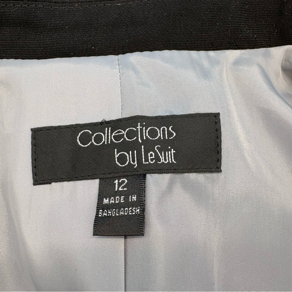 Le Suit Skirt Suit Set Women’s Size 12 2-Piece Pleated Jacket - Picture 10 of 10